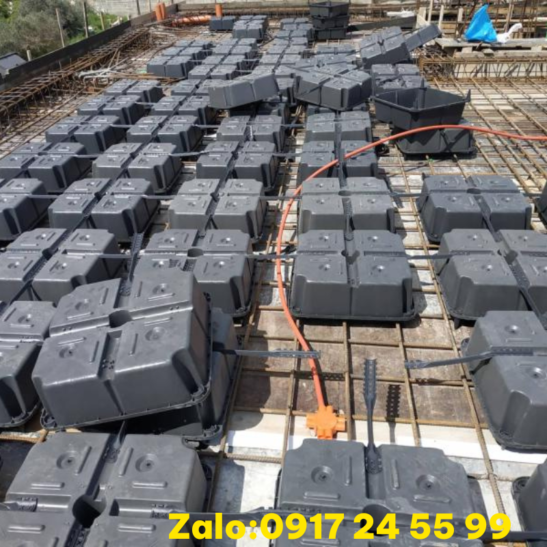 Giá sàn hộp đổ sàn, giá sàn hộp đổ bê tông, sàn hộp đổ trần, sàn hộp vượt nhịp