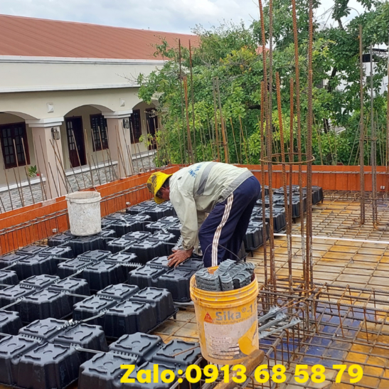 Giá sàn hộp đổ sàn, giá sàn hộp đổ bê tông, sàn hộp đổ trần, sàn hộp vượt nhịp