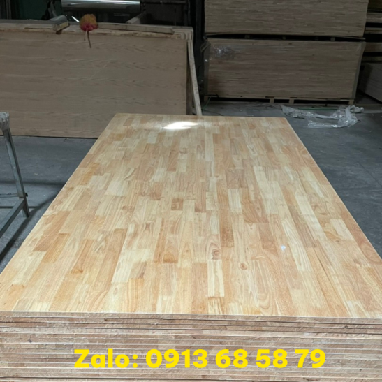 Giá gỗ ghép cao su làm mặt bàn