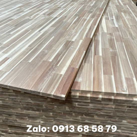 Giá gỗ ghép cao su làm mặt bàn